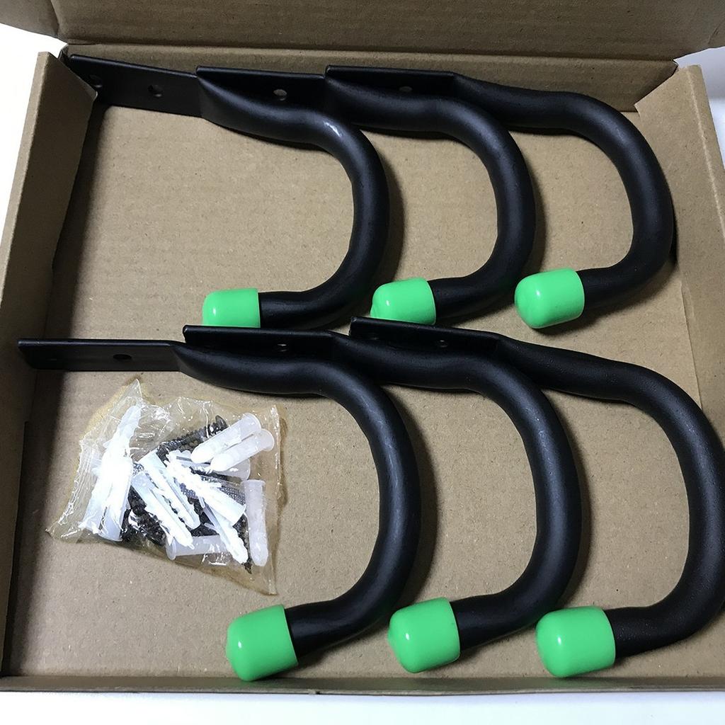 6Pcs Garage Organization and Storage Hook for Tool Coat Backpack Bag,Large Utility J Hooks,Wall Mount Hanges for Outdoor Indoor