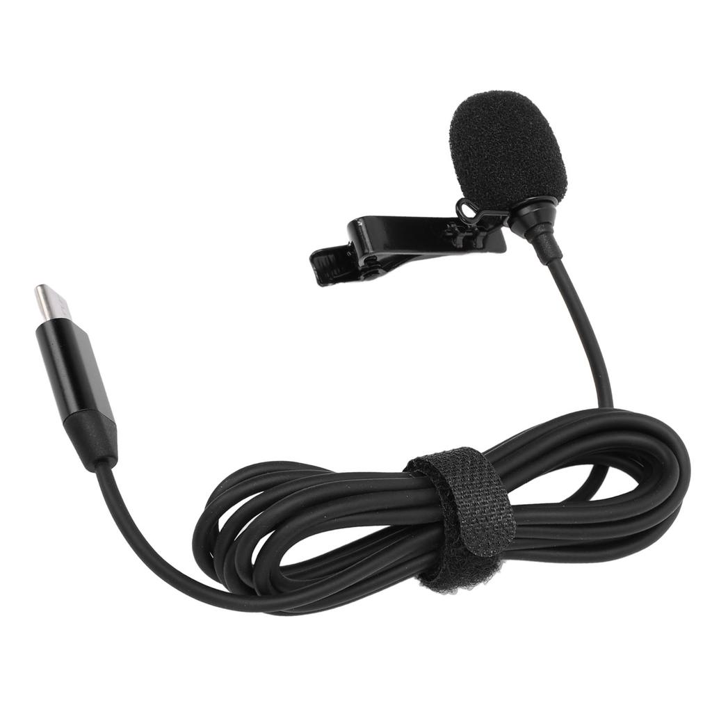 Lavalier Microphone for Ace Pro Omnidirectional Type C Clip On Lapel Mic for Action Camera
