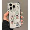 Green Apple Xiaoxin is suitable for iPhone17/16Pro mobile phone case 14 two-in-one 15 color edge 12 cute 13 transparent