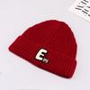 Versatile Face protecting Small Ear Protecting Hat Korean Version Dopamine Letters Warm Knitted Hat for Women
