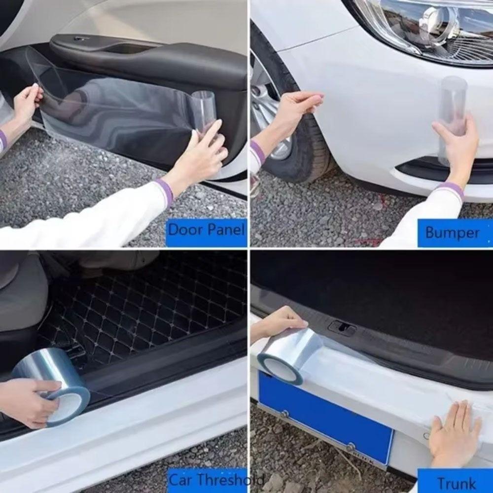 Transparent Clear Car Protective Film TPU Vinyl Wrap Sticker Durable PPF Wrap Film Bumper Hood