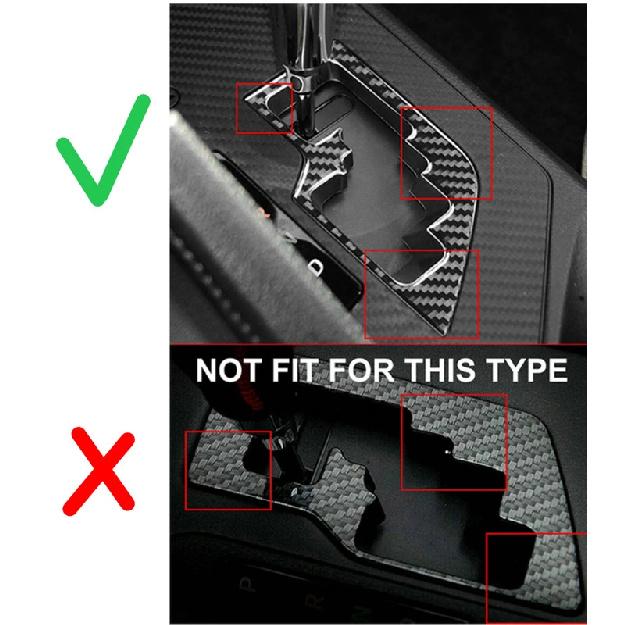Car Gear Shift Panel Cover Trim Sticker for Toyota RAV4 2013 2014 2015 2016 2017 2018 Carbon Fiber Interior Accessories