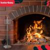 Fireplace Tool Set - KOTARBAU - 5 Pieces - Stainless Steel - Minimalist Design - Practical