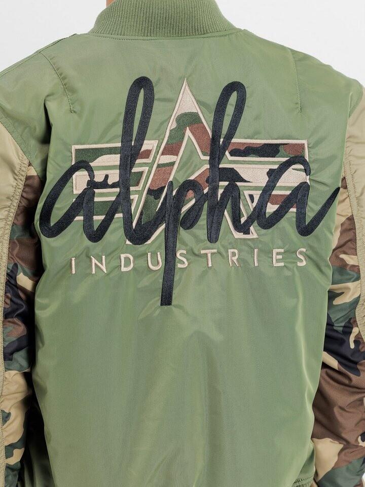 Зимняя куртка Alpha Industries MA-1 Camo Back Embroidery Bomber Jacket Размер Olive Green (258120-01)