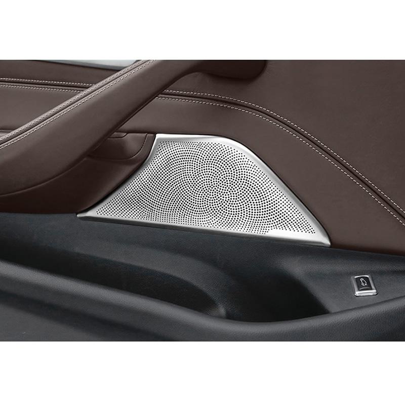 Pentru BMW Seria 5 6GT G32 G30 17-20 2* oțel mașină ușă din față difuzor stereo decorare capac ornamente interior mașină