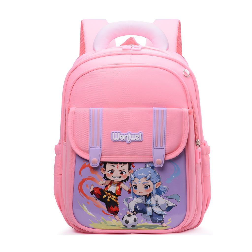 Schoolbag1011 New Elementary School Bag Female Sweet and Cute Cartoon Backpack Grades 1-1 Large Capacity Children's School Bag