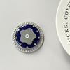 Small Fresh Flower Mirror Mobile Phone Airbag Holder Solid Color Ring Rhinestone Magnetic Creative Design Women'S Gift