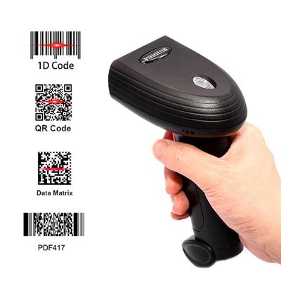 Scaner de coduri de bare portabil cu fir sau wireless sau Bluetooth Cititor bară Scaner 1D 2D cod QR cod Datamatrix cod PDF417