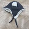 Women's winter warm windproof Lei Feng hat fleece thickened ear protection hat cycling skiing artifact cold hat men's hat