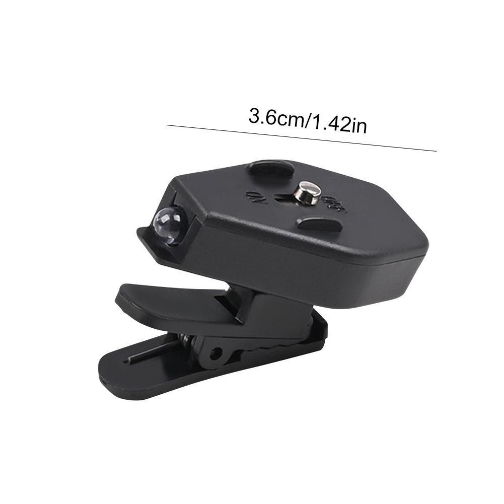 LED Mini Flashlight 360 Degree Rotatable Eyeglass Clip Light Flexible Book Reading Light for Night Fishing Camping