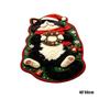 Christmas Theme Pattern Sleeping Cat Floor Mat Plush Cartoon Doormat Carpet  for Living Room