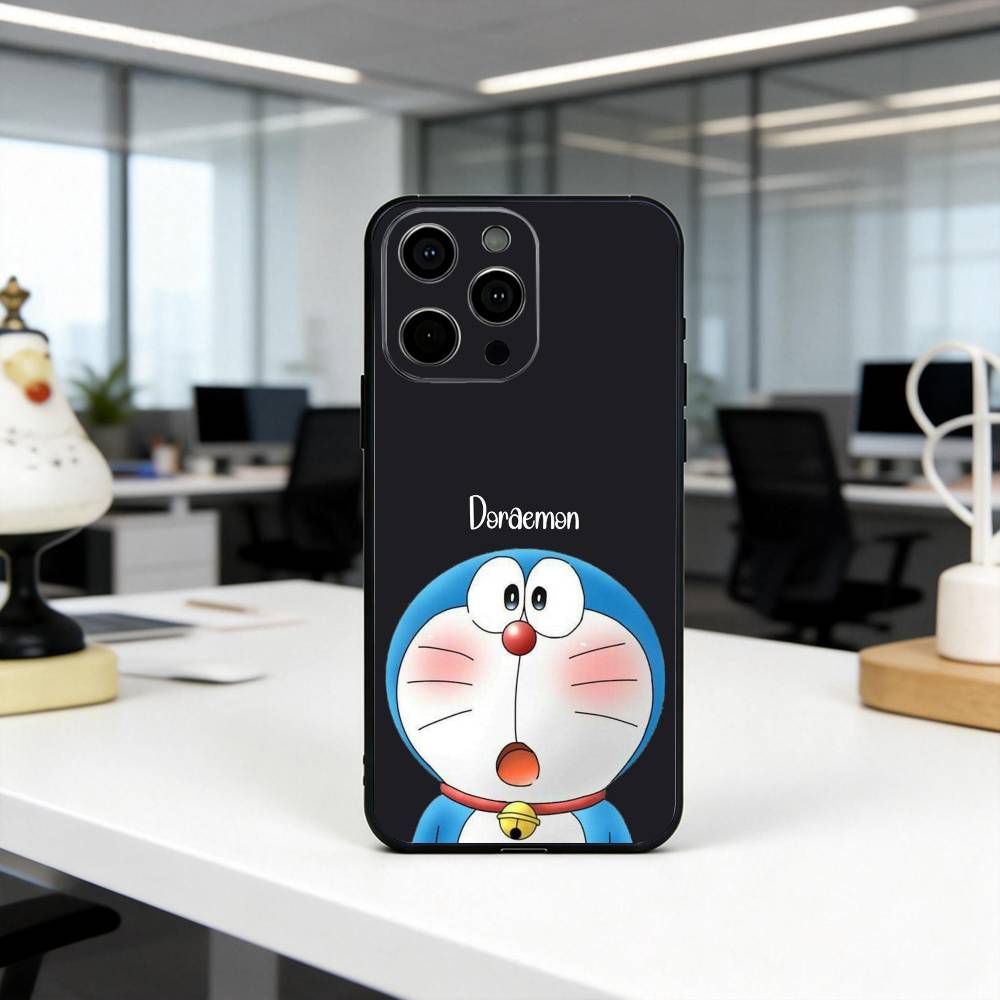 Clever cute D-Doraemon-es Phone Case Silicone Soft For IPhone 17 16 15 14 13 12 11 X XR Plus Pro Max Plus