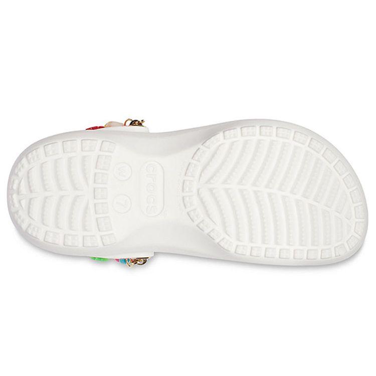 Crocs Classic Thick Sole Sport Sandals Women Sandals White 206984-94S