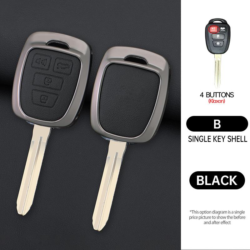 

Car Key Cover Case Shell Fob Holder Accessories For Toyota Rav4 Camry Corolla Tacoma Vios Prius C Highlander
