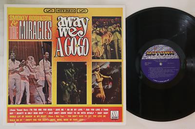 LP Schallplatte SMOKEY ROBINSON, MIRACLES - Away We A Go-go M5136V1 MOTOWN 1981 US Soul/Funk Gebraucht