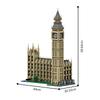 MOC Big Ben Modular Building Blocks Model London Big Ben Famous Street View Architecture Bricks Assembly Toys Kids Birthday Gift