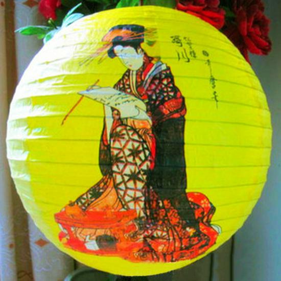 Ancient Style Lanterns: Japanese & Chinese Festive Paper Decorations