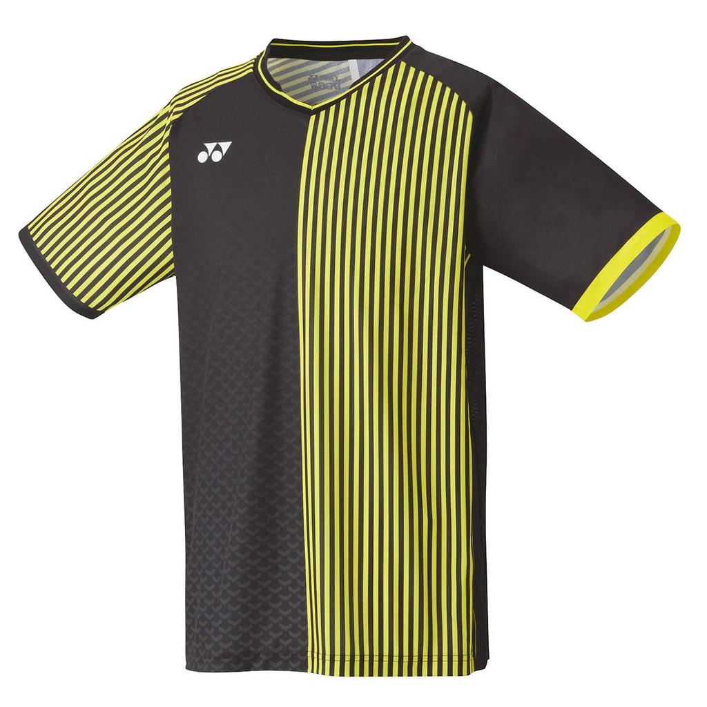 YONEX Badminton Game Shirt Fitted Style Black M 10338 Men's