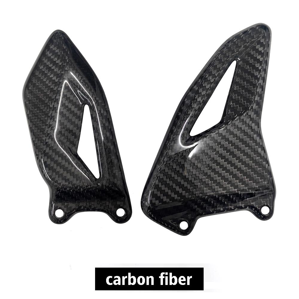 Motorcycle Carbon Fiber Foot Pedal Heel Protector for Suzuki GSXR 1000 2017-2024 GSX-R1000 2017-2024
