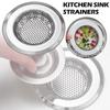 1PCS Kitchen Sink Filter Stainless Steel Mesh Sink Sink Trap Bathroom Screen Strainer Waste Filter Drain Hole Filter Strain
