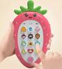 Kinder-Handy-Spielzeug für Jungen und Mädchen, Baby-Puzzle, Früherziehung, Musik, Telefon-Modell, Baby zum Kauen