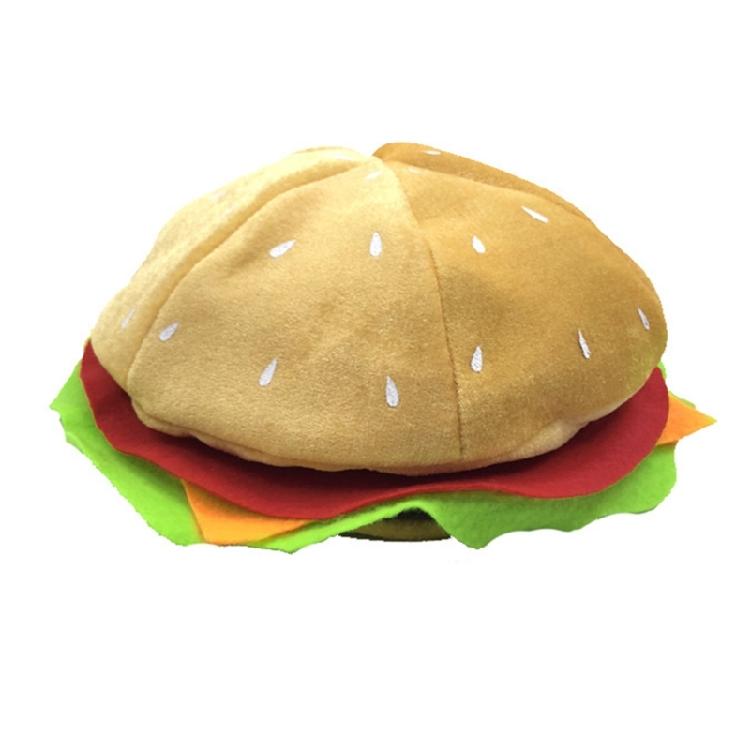 Hamburger Hat Crazy Party Supplies Decorations Silly Cap for Adult Festival Food