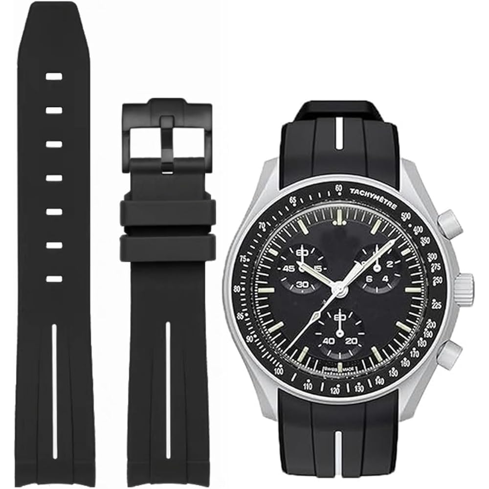 20mm Watch Band for Omega X Swatch MoonSwatch Watch Strap Omega and Swatch Band Rubber Band Omega...