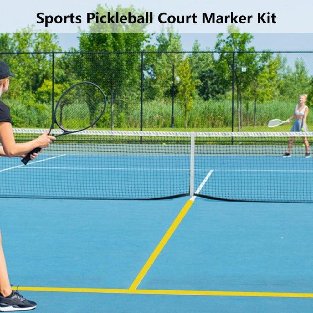 Cut Freely Tennis Court Tape Strong Stickiness Sports Floor Marking Tape  Outdoor Sports
