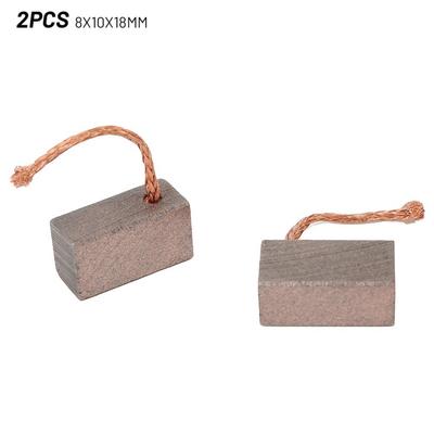 2 vnt. Anglies šepetėliai 8x10x18mm Priedai Anglies šepetėliai