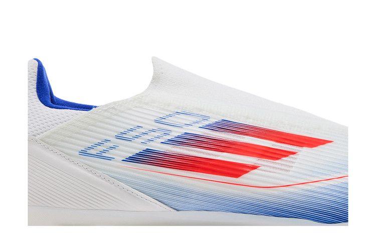 adidas F50 League Laceless Firm/Multi-Ground Cloud White Solar Red Luc