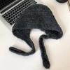 Acrylic Fibers Knitted Hooded Cap Double Side Winter Neckerchief Hat  Warmer