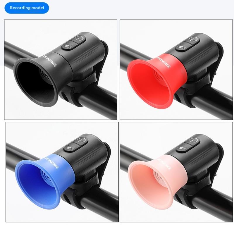 1Piece Bicycle Electronic Horn Loud Warning Sound Waterproof Suitable For Road And Mountain Bike