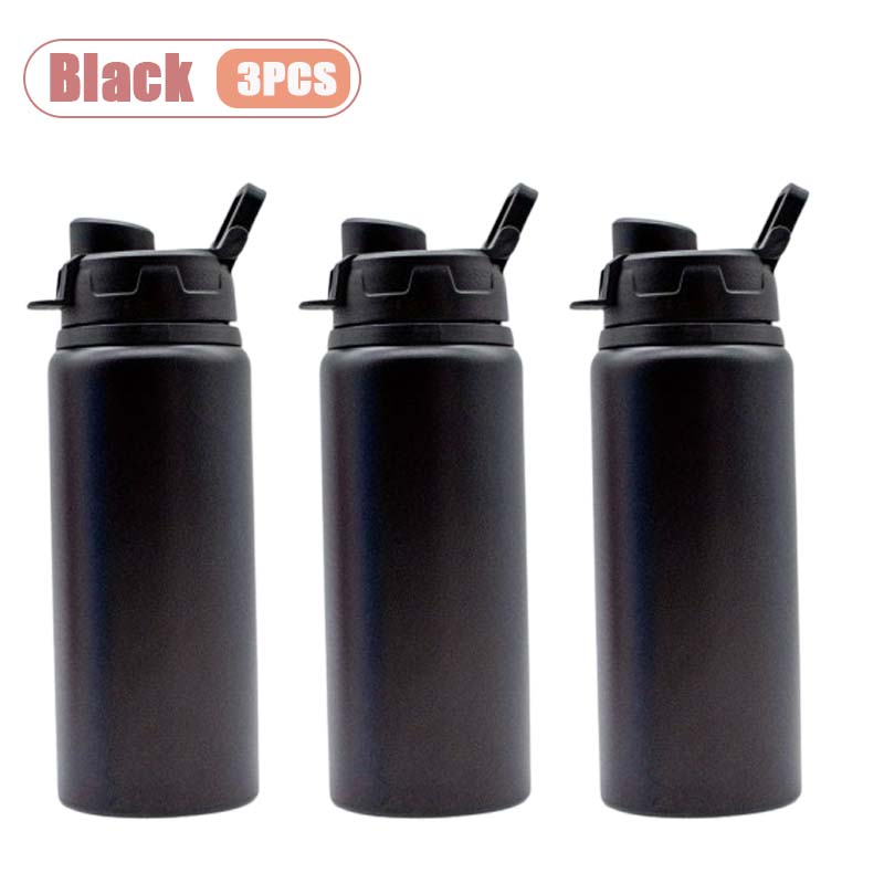 1-10PCS 600ml Aluminum Sports Water Bottle Leak Proof Lightweight Design for Cycling Hiking Gym BPA Free Canteen