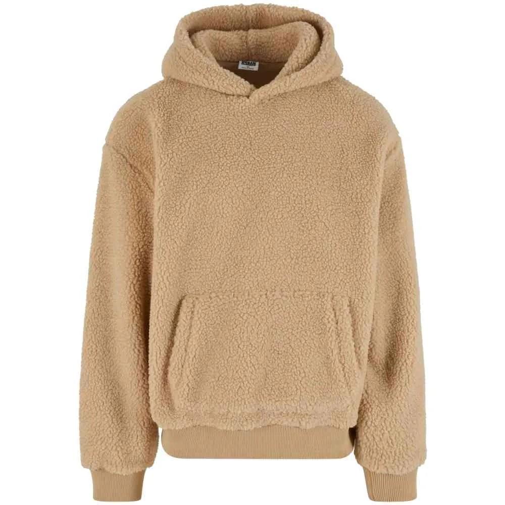 Urban Classics Mens Teddy Fleece Oversized Hoodie