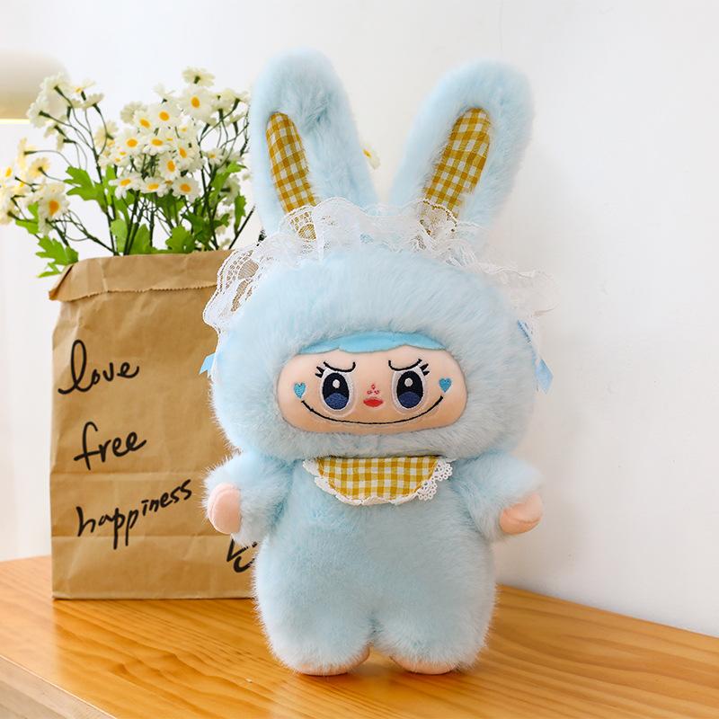 Rabbit Ear Rab Doll POP MART Plush Toy Turned Into Rabbit Doll Ragdoll