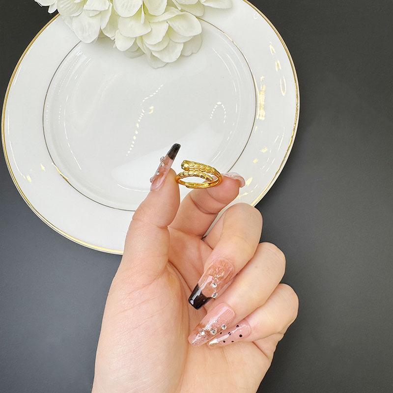 New Chinese Style Ring Design Inspired Snake Ring Women's High-end Jewelry