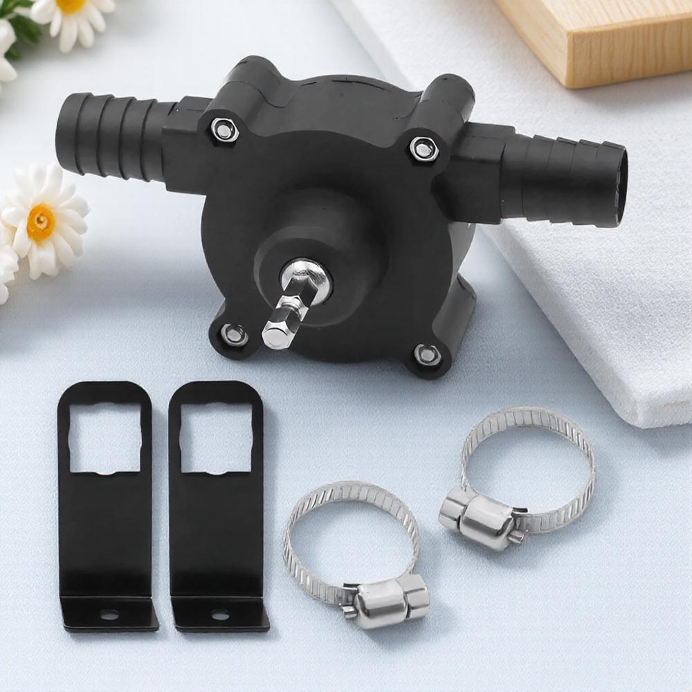 

STONGO DC Self-Priming Centrifugal Water Pump Compact Portable Drill-Driven Suction Pump for Home Pets Aquarium Fish Tank Pond чорний