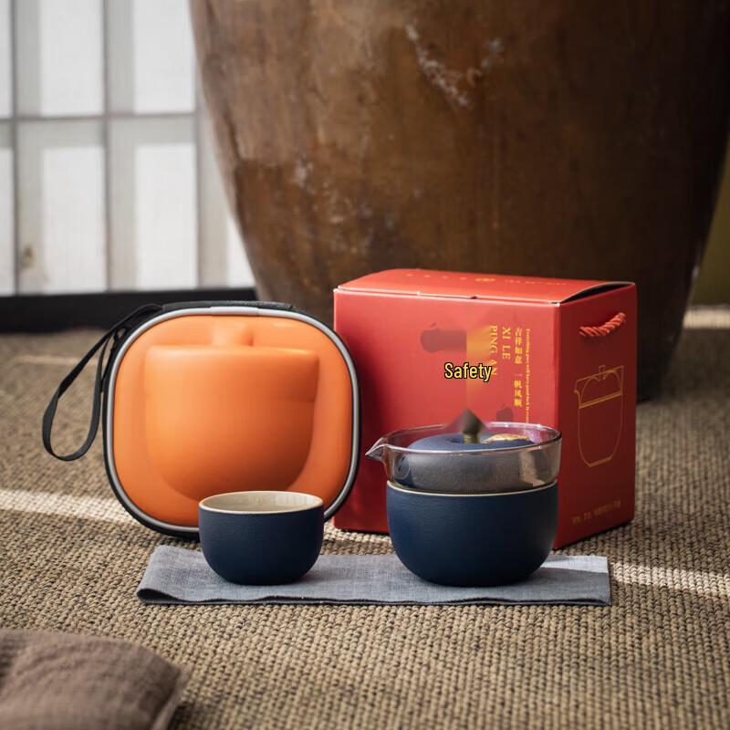 Ceramic Tea Set with 1 Pot and 2 Cups