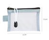 Zipper Credit Card ID Bag Lipstick Pouch Data Line Key Earphone Organizer Mini Clear Nylon Mesh Zipper Coin Purse Cute Wallet