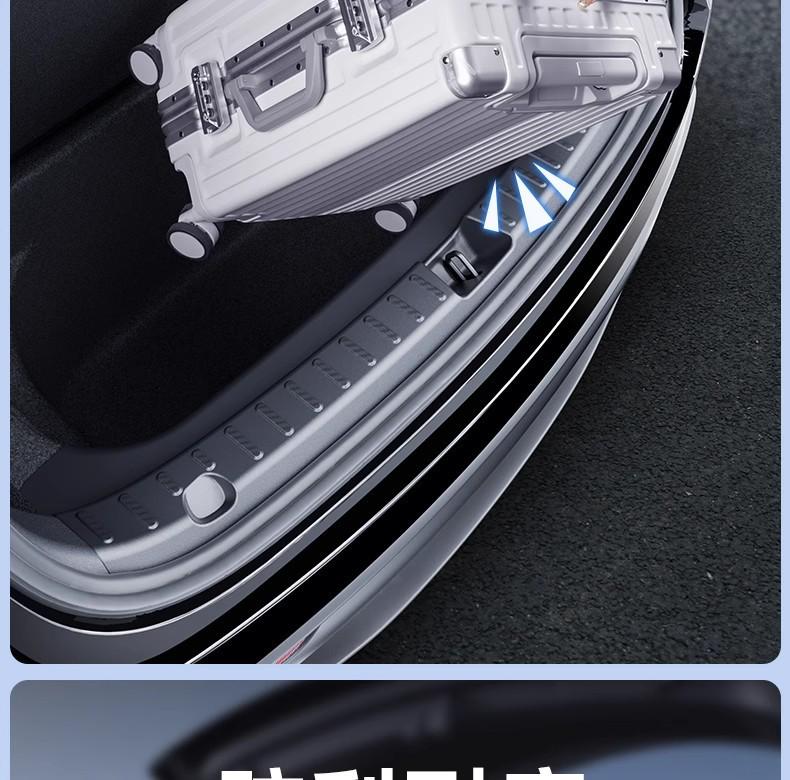 Tesla Model Y Kofferraumschutz & Kohlefaser Heckklappenschweller