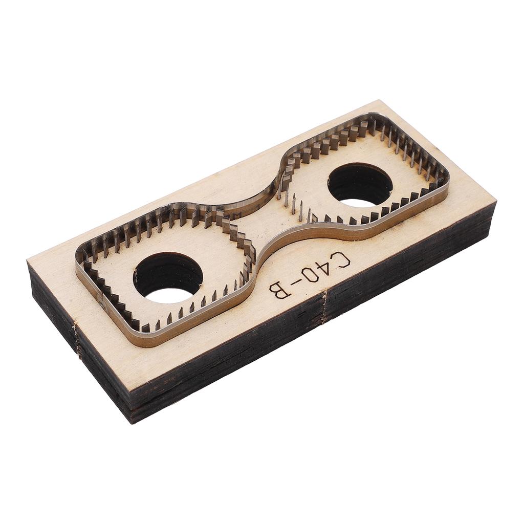 Leather Die Cutter High Carbon Steel Wooden Base Easy To Use Leather Cutting Die Strip for