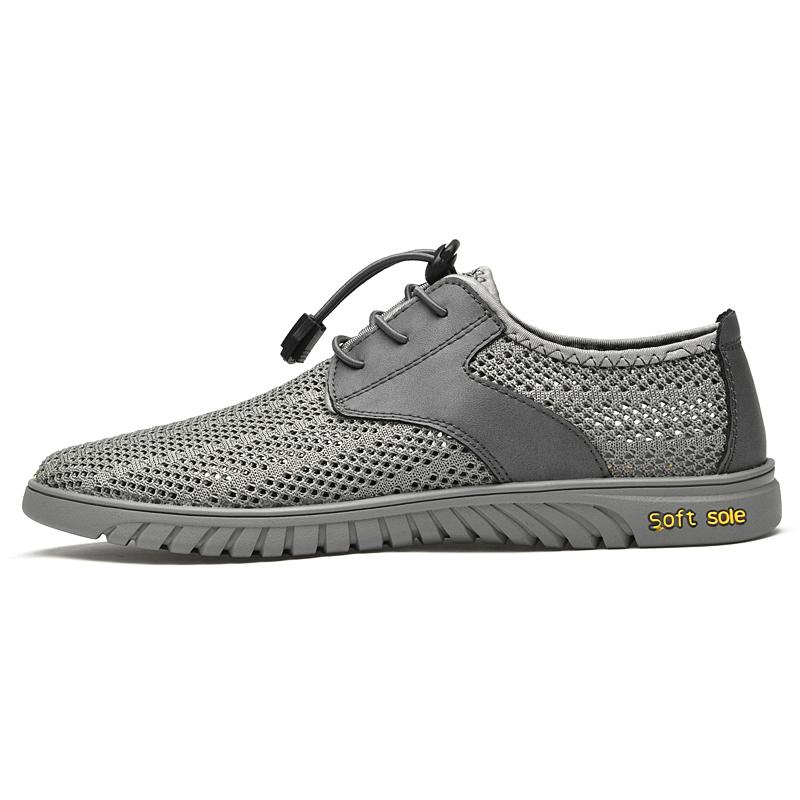 Fashion Summer New Handmade Outdoor Designer Mesh Breathable Anti Slip Sandal High-quality Lightweight Comfort Soft Lace Up Casual Shoes