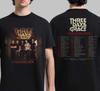 Three Days Grace Alienation Tour 2026 North America Cities Dates 2 Sided TShirt