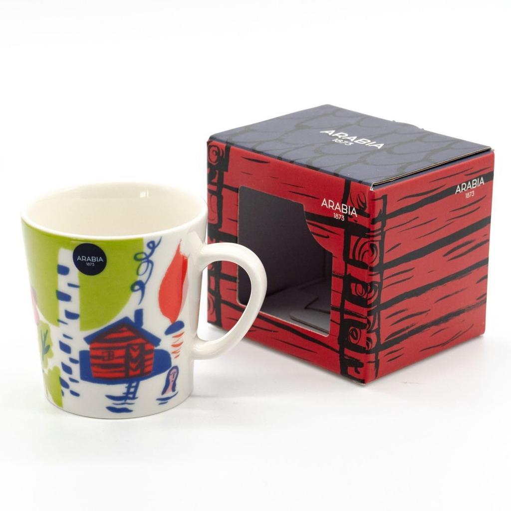 ARABIA Luonto Mug Cup Summer 280ml Porcelain Mug Finnish Design