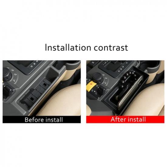 Center Gear Shift Storage Box Cover Trim For LR Discovery 3 LR3 04-09