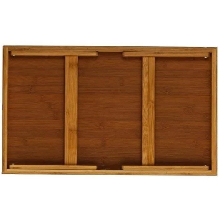 Bedside Breakfast Tray - Bamboo - Foldable - Rectangular - Contemporary