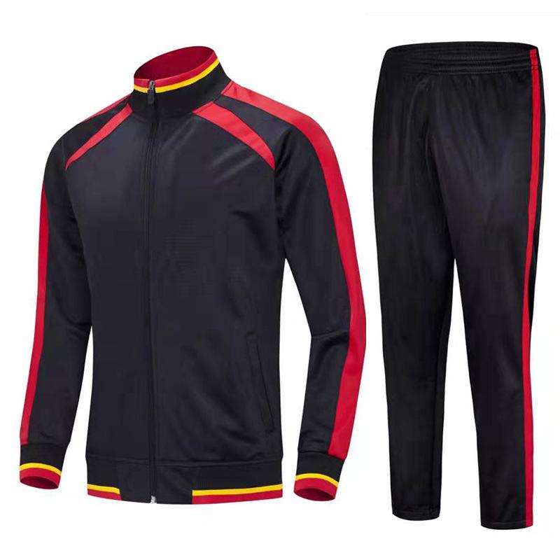Sportswear Set, Long-sleeved Jacket, Training Clothes, Adult Children's Football Clothes, Custom Jerseys, Autumn and Winter Men's and Women's