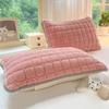 Warm Plaid Pillowcase Thickened Pillow Cover Modern Cushion Cover  Bedroom