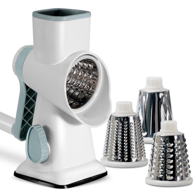 Multi-Function Hand-Crank Vegetable Slicer & Grater