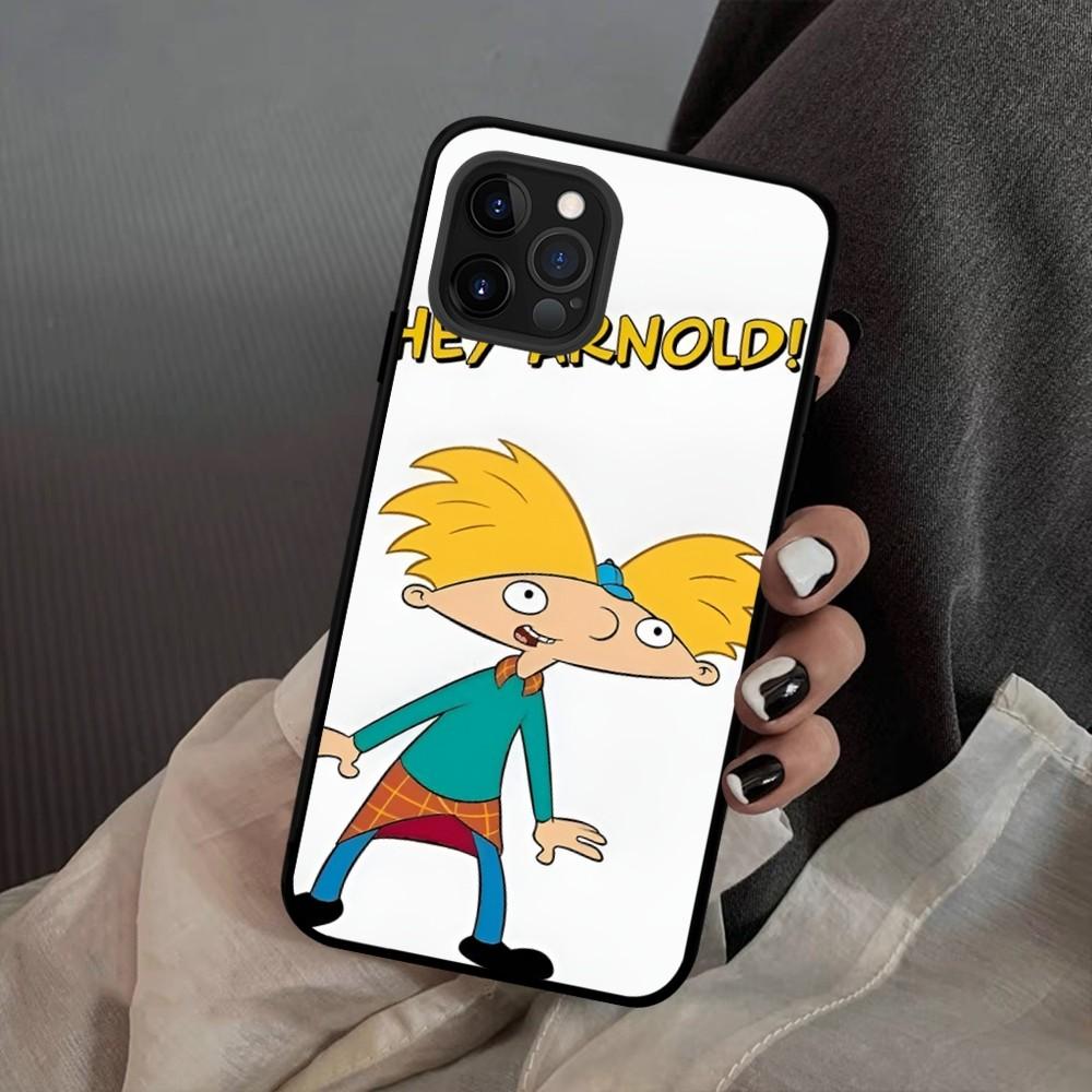 HEY ARNOLD Phone Case For IPhone 15 14 11 12 13 Mini Pro XS Max Cover 6 7 8 Plus X XR SE 2020 Funda Shell